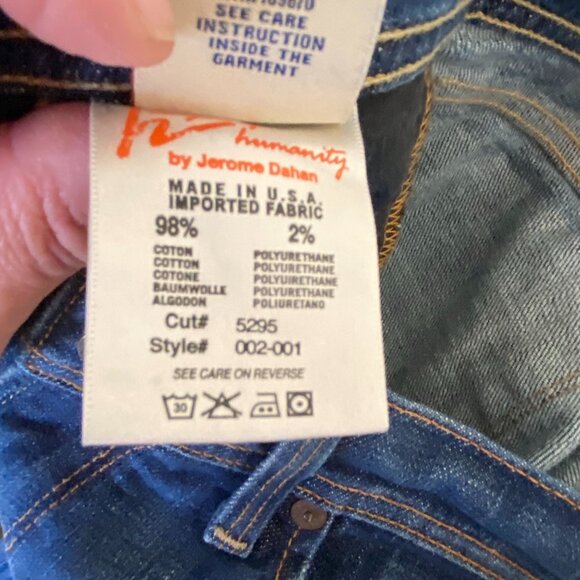 COH Citizens of Humanity Jeans Ingrid 002 Low Waist Flare Size 28x33.5 Dark Wash - Picture 9 of 9